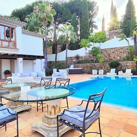 10 Bedroom Palace Huge Garden, Sea View! Villa Estepona